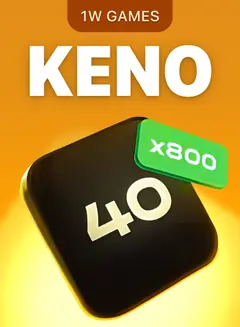 Keno en el escaparate de 1win